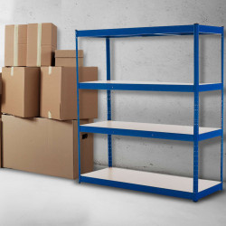 Étagère robuste 160x60x180 cm bleu