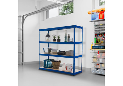 Étagère robuste 160x60x180 cm bleu