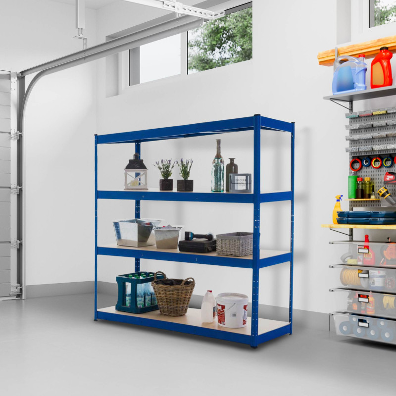 Étagère robuste 160x60x180 cm bleu