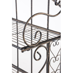 Tabouret de bar Carlton B78, tissu marron