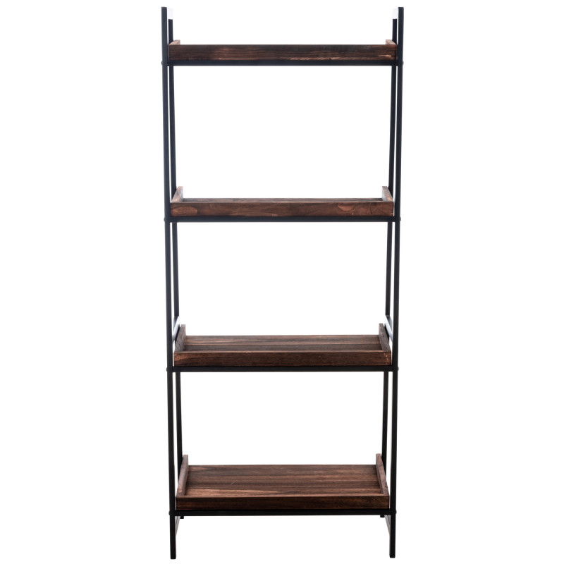 Scaffale con ripiani portaoggetti Dahn marrone