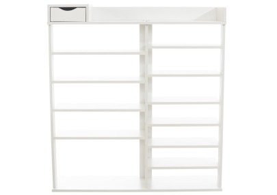 Zapatero de madera Kristina Blanco