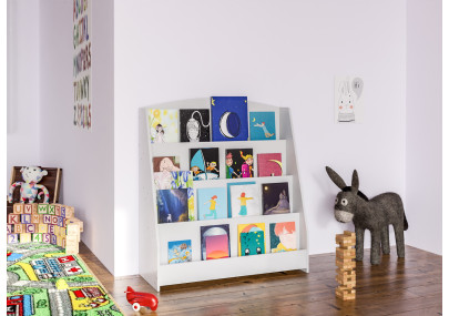 Biblioth?que Melfa 80 cm blanche