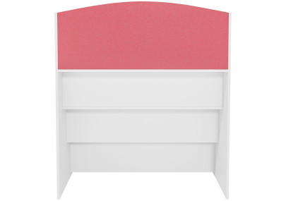 Biblioth?que Melfa 80 cm blanche