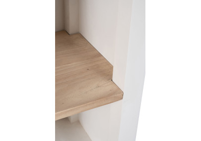 Bibliothèque Dorma natura/blanc