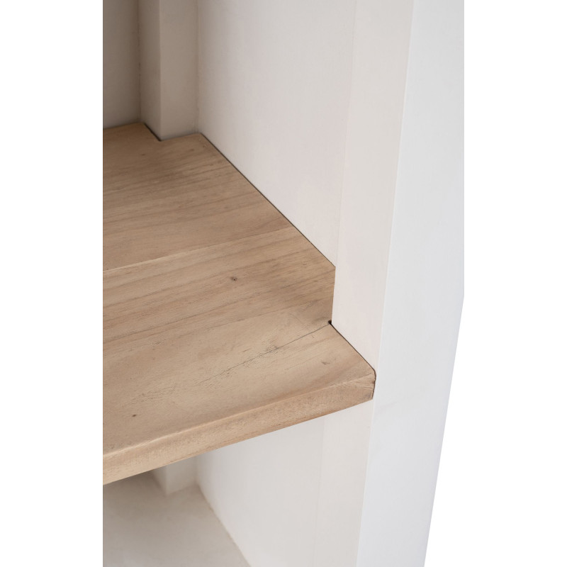 Bibliothèque Dorma natura/blanc