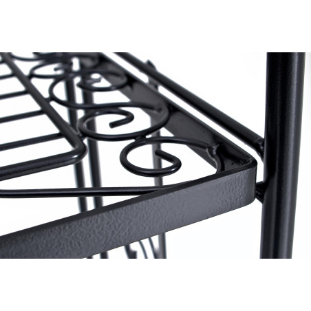 Estantería Decorativa de Hierro Ciara Negro