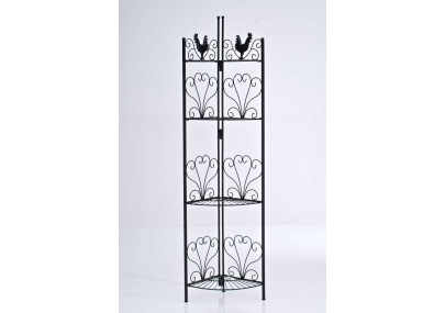 Étagère autoportante noire Marie