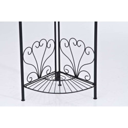 Scaffale Angoliera Marie in Ferro nero