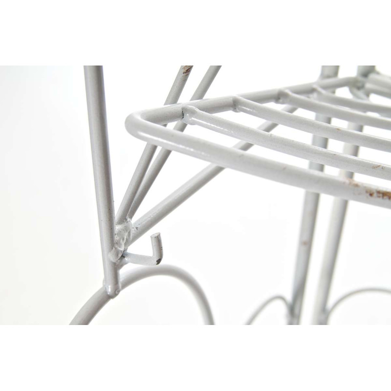 Scaffale Angolare IRMA in Metallo bianco antico