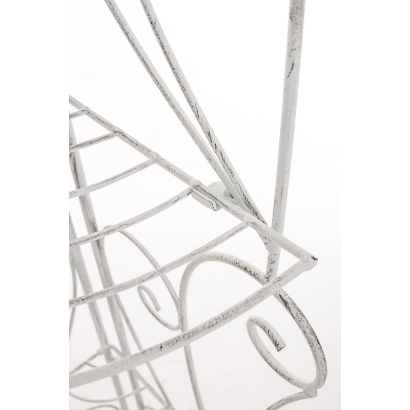 Scaffale Angolare IRMA in Metallo bianco antico