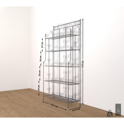 Étagère autoportante Ciara en bronze