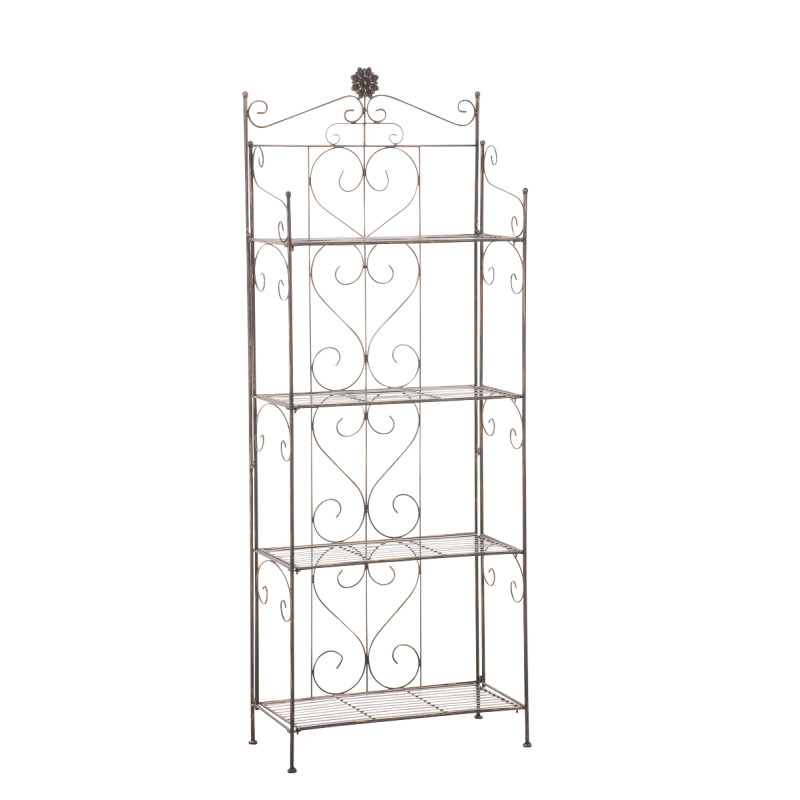 Estantería Plegable Decorativa Lenja Bronce