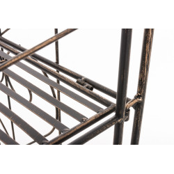 Scaffale in Ferro Lenja Rustico bronzo