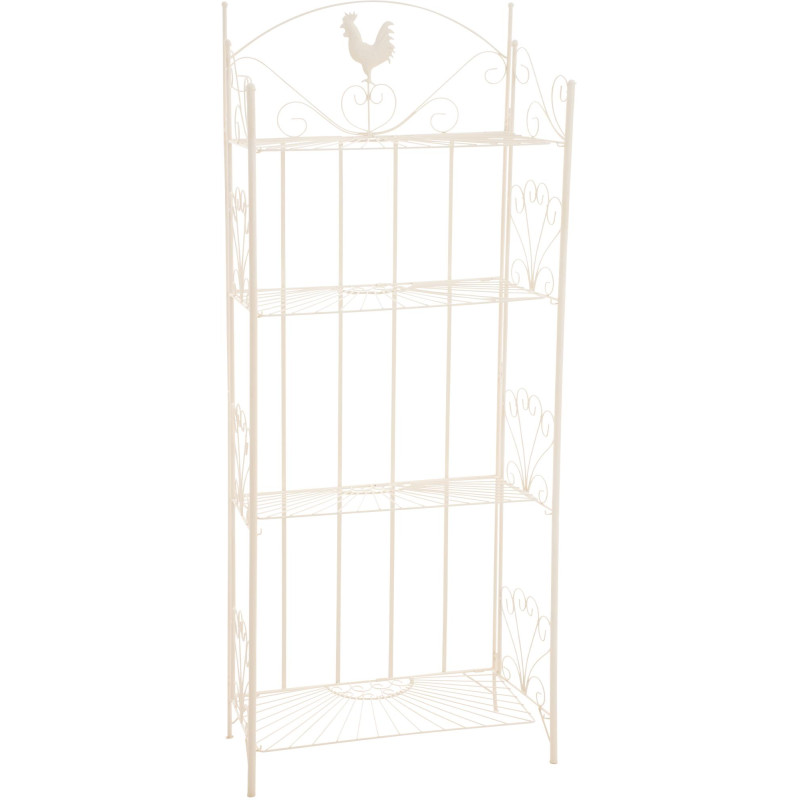 Étagère Pieghevole Mia in Ferro crema