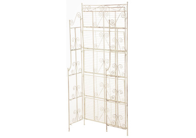 Estantería Decorativa de Hierro Ciara Crema antiguo