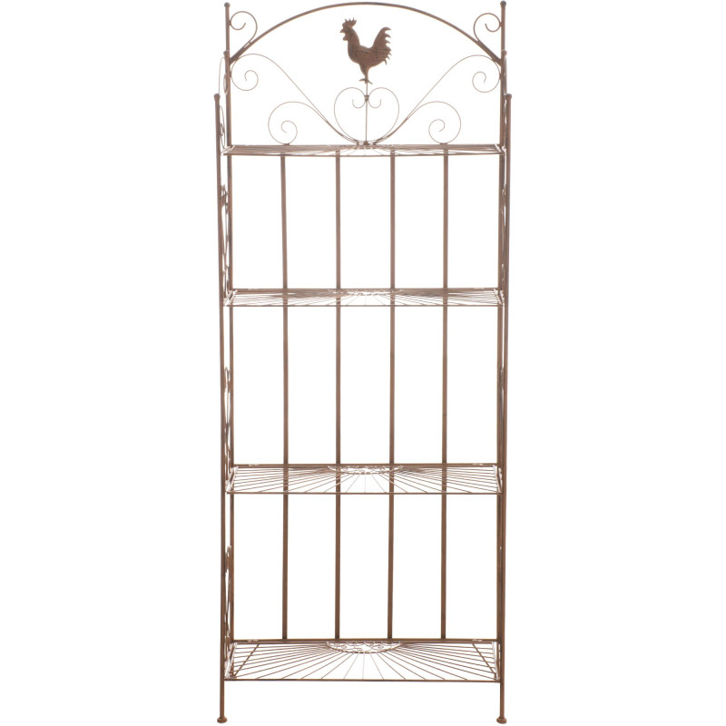 Étagère Pieghevole Mia in Ferro antico marrone