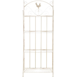 Étagère Pieghevole Mia in Ferro crema antica