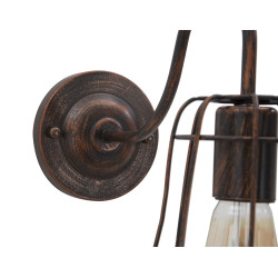 INDUSTRIAL Applique Murale Industrielle Industry B – Style Urbain et Vintage 33x15x27,5 cm