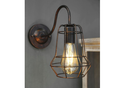 INDUSTRIAL Applique Murale Industrielle Industry B – Style Urbain et Vintage 33x15x27,5 cm