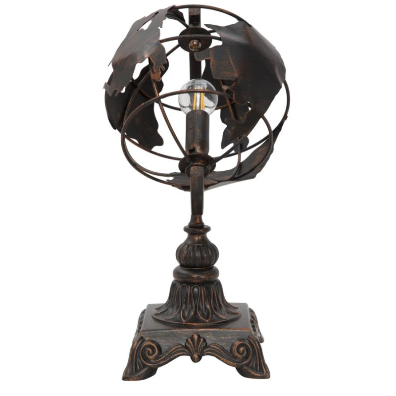 INDUSTRIEL Lampe de Table Industrielle World Industry – Ambiance Atelier Chic 24x20x40 cm