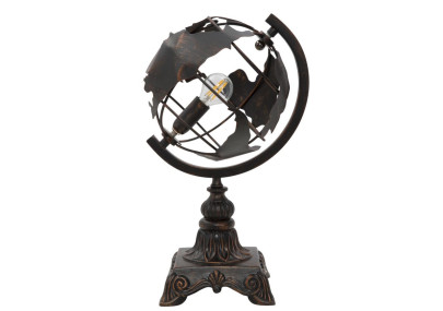 INDUSTRIEL Lampe de Table Industrielle World Industry – Ambiance Atelier Chic 24x20x40 cm