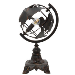 INDUSTRIEL Lampe de Table Industrielle World Industry – Ambiance Atelier Chic 24x20x40 cm
