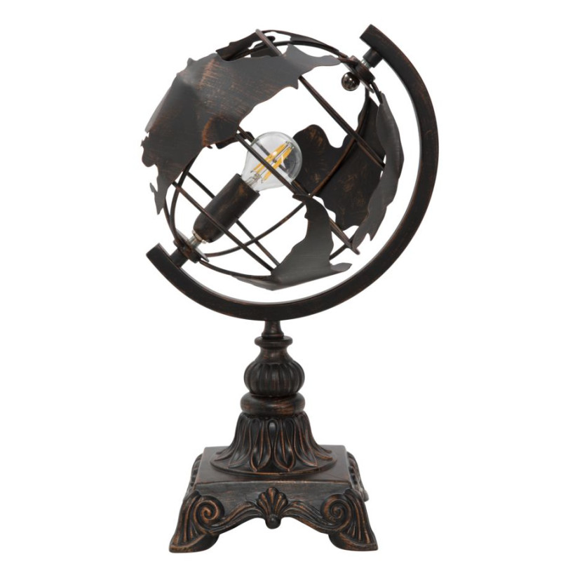 INDUSTRIEL Lampe de Table Industrielle World Industry – Ambiance Atelier Chic 24x20x40 cm