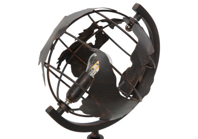 INDUSTRIEL Lampe de Table Industrielle World Industry – Ambiance Atelier Chic 24x20x40 cm