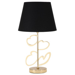 GLAM Lampe de Table Glam Harts – Luxe Glamour et Ambiance Chic Ø30x54,5 cm