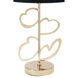 GLAM Lampe de Table Glam Harts – Luxe Glamour et Ambiance Chic Ø30x54,5 cm