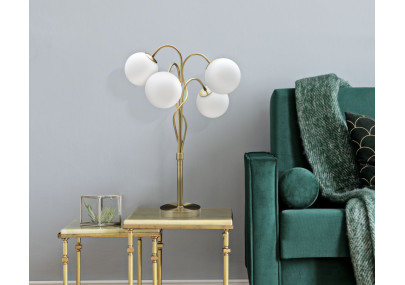 GLAM Lampe de Table GlamY 4 Lumières – Style Glam et Éclat Décoratif Ø53x74 cm