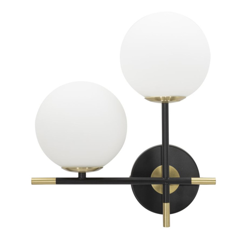 GLAM Applique Murale Darky Double – Design Glam et Style Contemporain 30x17x35 cm