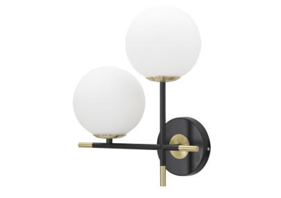 GLAM Applique Murale Darky Double – Design Glam et Style Contemporain 30x17x35 cm