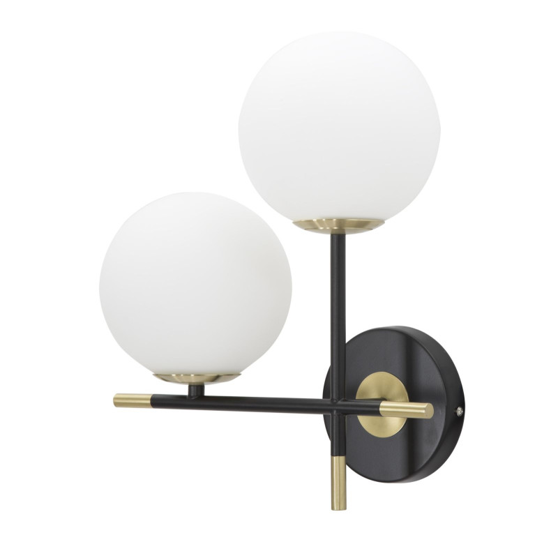 GLAM Applique Murale Darky Double – Design Glam et Style Contemporain 30x17x35 cm