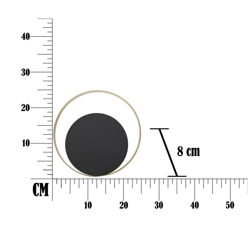 GLAM Applique Murale Shuttle – Luxe Futuriste et Éclairage Subtil 25x8x25 cm