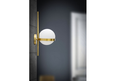 GLAM Applique Murale GlamY Circle – Design Raffiné et Glamour 15x20x40 cm