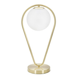 GLAM Lampe de Table GlamY Drop – Design Glam et Éclairage Chic 25x18x50 cm