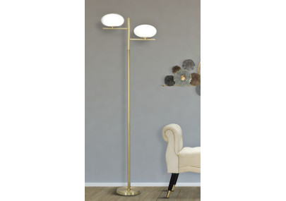 GLAM Lampadaire Ovale GlamY – Luxe et Style Éblouissant 51x24x180 cm