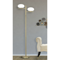 GLAM Lampadaire Ovale GlamY – Luxe et Style Éblouissant 51x24x180 cm