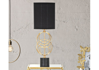 Lampe de table GLAM CirclY – Design Glamour et Sophistication Ø22,5x65 cm