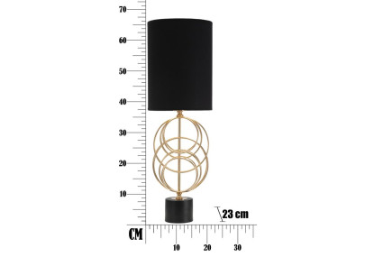 Lampe de table GLAM CirclY – Design Glamour et Sophistication Ø22,5x65 cm