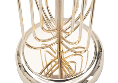 GLAM Lampe de Table Krista – Luxe et Élégance Glam Ø33x64 cm