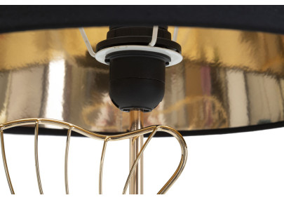 GLAM Lampe de Table Feuilles – Ambiance Naturelle et Glamour Ø30x60 cm