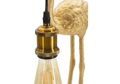 GLAM Lampe de Table Flamingo – Élégance Raffinée 13x11,5x39,5 cm