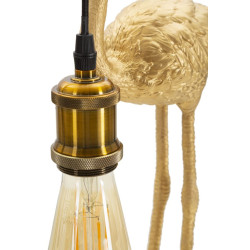 GLAM Lampe de Table Flamingo – Élégance Raffinée 13x11,5x39,5 cm