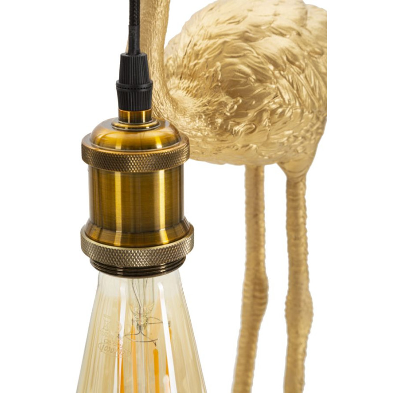 GLAM Lampe de Table Flamingo – Élégance Raffinée 13x11,5x39,5 cm