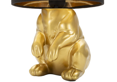 GLAM Lampe de Table Lapin – Élégance Animalière et Lumière Glam Ø20x43 cm