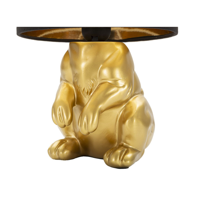 GLAM Lampe de Table Lapin – Élégance Animalière et Lumière Glam Ø20x43 cm