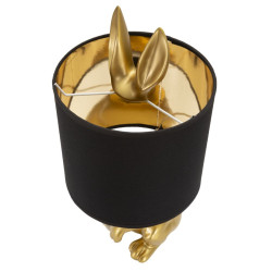 GLAM Lampe de Table Lapin – Élégance Animalière et Lumière Glam Ø20x43 cm